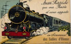 85100 Les Sables-d'Olonne - Les Sables-d`Olonne (Frankreich) Leporello, Eisenbahn I-II