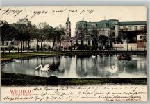 08412 O9620 Werdau , Sachs 1900 Foto AK Königsplatz