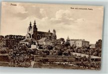 Posen Poznan Foto AK Kirche Dom erzbischöfl. Palais