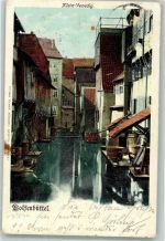 38300 W3340 Wolfenbüttel , Niedersachs 1907 Foto AK Klein Venedig