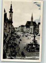 4400 Steyr 1950 Foto AK Stadtplatz