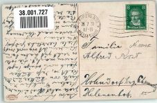 99867 O5800 Gotha , Thür 1928 Gebrauchsspuren Thüringen Ort lt. Verlag