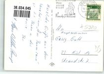 57319 W5920 Bad Berleburg 1962 Foto AK Schloss Kur Humor