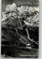 Hochweißsteinhaus 1957 Foto AK Hüttenstempel