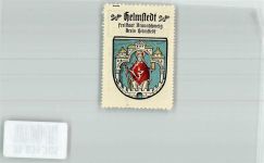 38350 W3330 Helmstedt Vignette Wappenmarke Kaffee Hag