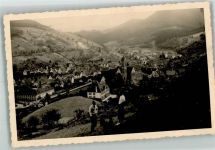 72275 W7297 Alpirsbach 1933 Privatfoto AK Panorama des Ortes mit der Klosterkirche Ort lt. Stempel