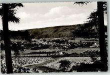 37194 W3417 Lippoldsberg Foto AK Panorama des Ortes an der Weser mit Klosterkirche St. Georg