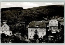 34508 W3542 Schwalefeld Foto AK Pension Dorothe