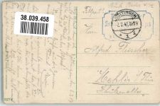 37073 W3400 Göttingen , Niedersachs 1917 Passepartout Bahnhof Theater Kaiserallee Gasthaus Rohns Verlag Zieher, Ottmar 9274 Feldpost WK I
