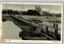 67346 W6720 Speyer 1933 Foto AK Schiffbrücke Dom