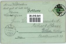 53424 W5480 Rolandseck 1900 Lithographie Mondschein