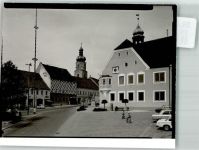 93449 W8494 Waldmünchen FOTO KEINE AK Hotel Post Kirche Ort handschriftlich Foto Original aus Archiv eines Ansichtskartenverlages