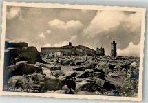 Brocken 1930 Foto AK Hotel Wetterstation