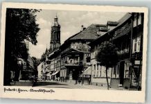 37574 W3352 Einbeck Foto AK Marktstrasse Hotel goldenener Löwe