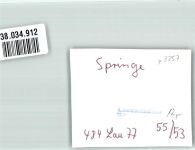 31832 W3257 Springe , Deister - Foto Original aus Archiv eines Ansichtskartenverlages