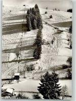 88316 W7972 Isny im Allgäu Winter Ibergskilift Maierhöfen
