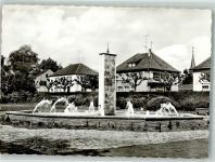 66606 W6690 St. Wendel , Saar Foto AK Brunnen im Stadtpark
