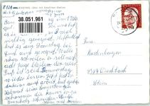 82399 W8121 Raisting , Oberbay 1973 Foto AK Satelliten-Station
