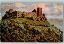 99869 O5801 Wandersleben Künstlerkarte Die Wanderslebender Gleiche Burg Gleichen Nach Gemälde von Fr. Rowland