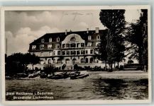 78479 W7752 Reichenau , Baden 1927 Foto AK Strandhotel Löchnerhaus
