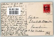 68150 Ribeauville Rappoltsweiler 1919 Foto AK Kirche