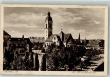 90762 W8510 Fürth , Bay 1928 Foto AK Kirche St. heinrich