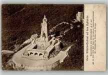 06567 O4712 Kyffhäuser 1913 Foto AK Zeppelinaufnahme Kaiser Wilhelm Denkmal