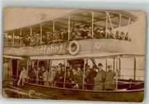W2000 Hamburg Große Hafen Rundfahrt Schifffahrt Gebrauchsspuren