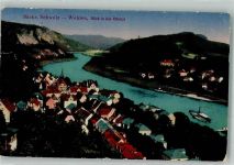 01829 O8306 Wehlen Stadt 1921 Foto AK Elbtal