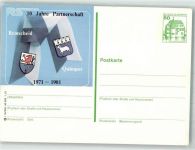 42853 W5630 Remscheid Ganzsache Städtepartnerschaft Quimper