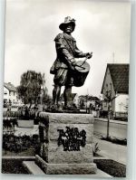 76661 W7522 Philippsburg , Baden Foto AK Trommlerdenkmal