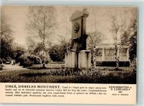 Umea Foto AK Denkmal von Döbeln