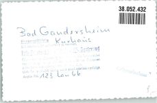 37581 W3353 Bad Gandersheim FOTO KEINE AK Kurhaus Flur Treppenhaus Foto Original aus Archiv eines Ansichtskartenverlages Ort handschriftlich