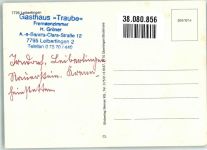 88637 W7795 Leibertingen Foto AK Kirche St. Panktraius Schwimmbad Geburtshaus v. Abraham St. Clara