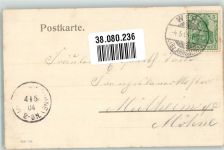 59457 W4760 Werl 1904 - Inneres der Franziskanerkirche