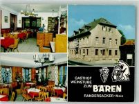 97236 W8701 Randersacker Foto AK Gasthaus zum Bären