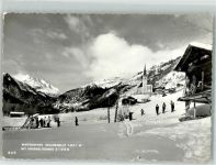9844 Heiligenblut Heiligenblut 1961 Foto AK Kirche Winter