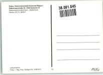 76131 W7500 Rüppurr Foto AK Fliegerhaufnahme Krankenhaus Mutterhaus