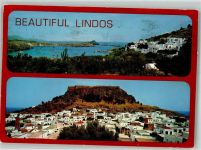 Lindos 1988 Foto AK Rhodos