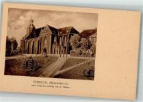 37574 W3352 Einbeck Foto AK sign. Mahlert, G. Münster- Kirche