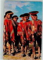 Cusco 1978 Foto AK Tracht Luftpost