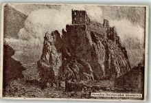 Novo Mesto Neustadtl Gebrauchsspuren Burg Ort lt. Stempel