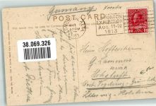 Edmonton 1913 Sonderstempel Jasper Avenue