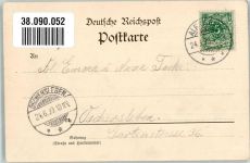38889 O3720 Blankenburg Harz 1899 Foto AK Schloss