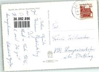 94227 W8372 Zwiesel Foto AK Pfarr- Kirche Stadtplatz