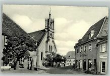 97215 W8704 Uffenheim Foto AK Geschäft Spitalkirche Denkmal