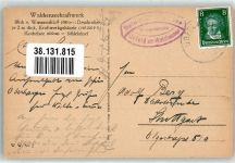 W8113 Kochel a. See Walchenseekraftwerk Blick vom Wasserschloss W.W. Nr. 2 Kraftwerk