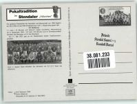 39576 O3500 Stendal Fotomontage AK Sportplatz DFB-Pokal im Hölzchen