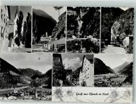 6542 Pfunds Foto AK Gasthaus Post Kirche