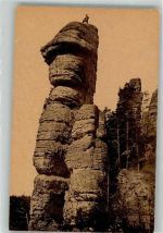 01847 O8351 Bastei 1926 Gebrauchsspuren Kletterer Wehlnadel